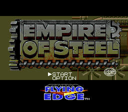 Empire of Steel Title Screen